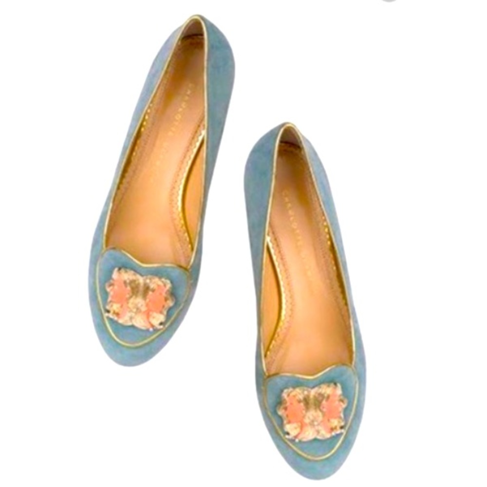 Charlotte Glamour Olympia Sign Cosmic Suede Birthday Gemini Ballet Flat …